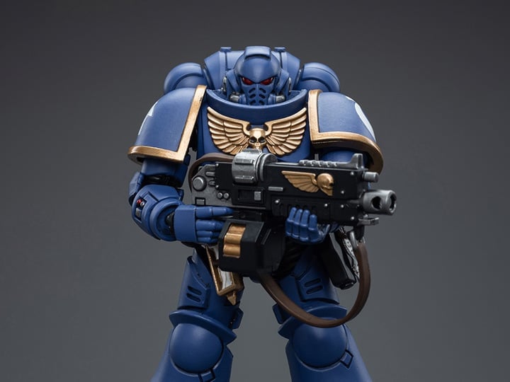 Warhammer 40K Ultramarines Intercessors (Ver. 2) 1/18 Scale Action Figure Gallery Image 1