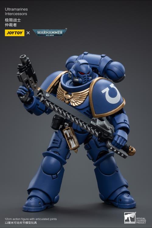Warhammer 40K Ultramarines Intercessors (Ver. 2) 1/18 Scale Action Figure Gallery Image 4