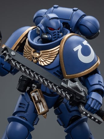 Warhammer 40K Ultramarines Intercessors (Ver. 2) 1/18 Scale Action Figure Gallery Image 2