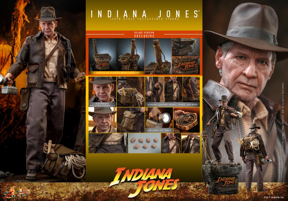 Indiana Jones and the Dial of Destiny MMS717 Indiana Jones Deluxe 1/6th Scale Collectible Figure Gallery Image 25