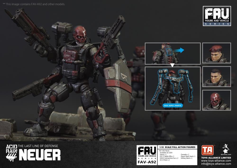 Acid Rain FAV-A92 Neuer Action Figure Gallery Image 5