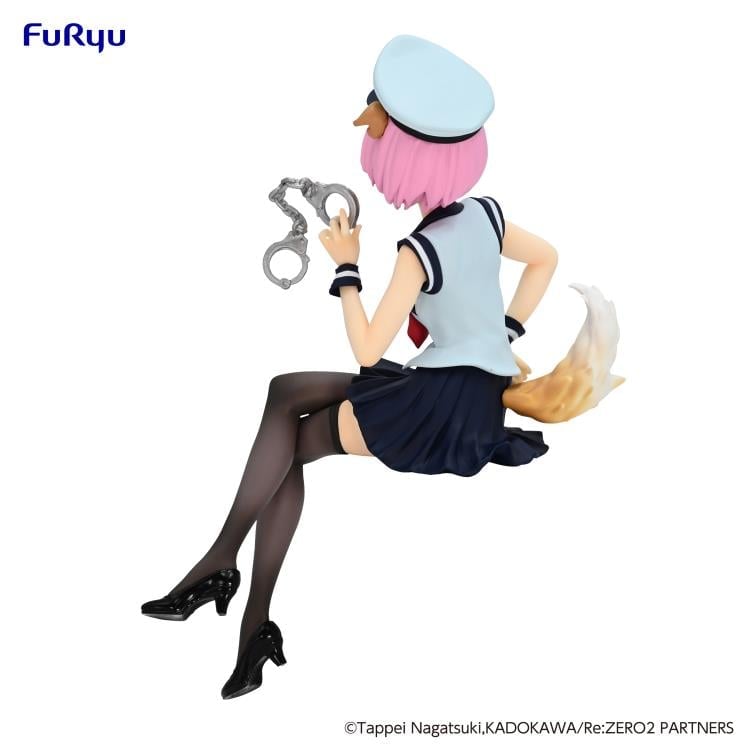 Re:Zero Starting Life in Another World Ram (Police Officer Cap w/ Dog Ears) Noodle Stopper Figure Gallery Image 7