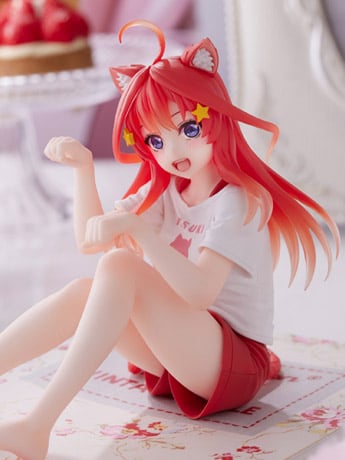 The Quintessential Quintuplets Desktop Cute Itsuki Nakano (Newly Written Cat Roomwear Ver.) Figure Gallery Image 2