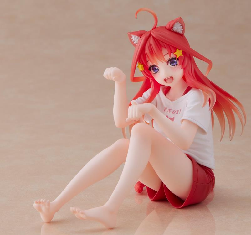 The Quintessential Quintuplets Desktop Cute Itsuki Nakano (Newly Written Cat Roomwear Ver.) Figure Gallery Image 6