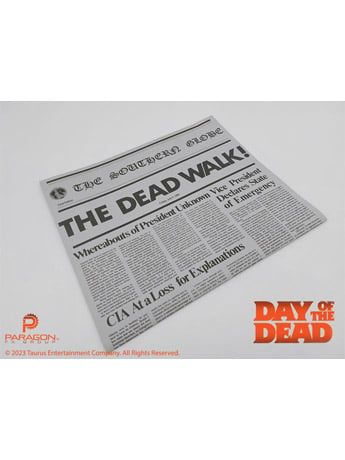 Day of the Dead Newspaper Prop Replica Gallery Image 2