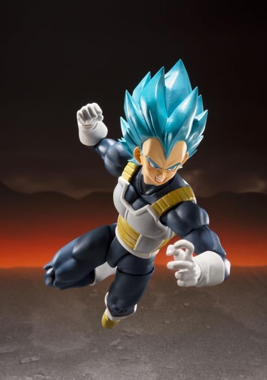Dragon Ball Super: Broly S.H.Figuarts Super Saiyan God Super Saiyan Vegeta (15th Anniversary Ver.) Exclusive Action Figure Gallery Image 5