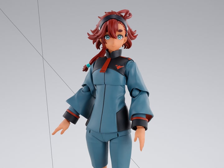 Mobile Suit Gundam: The Witch From Mercury S.H.Figuarts Suletta Mercury (Regular Uniform Ver.) Action Figure with Option Set Gallery Image 1