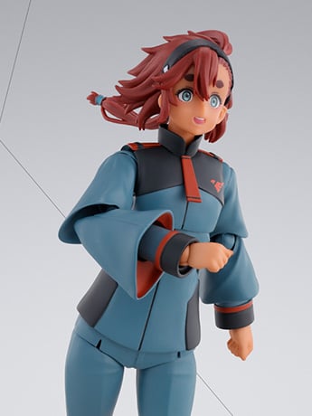 Mobile Suit Gundam: The Witch From Mercury S.H.Figuarts Suletta Mercury (Regular Uniform Ver.) Action Figure with Option Set Gallery Image 2