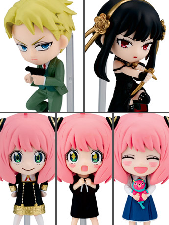 Spy x Family Chibi Masters Wave 1 Set of 5 Figures