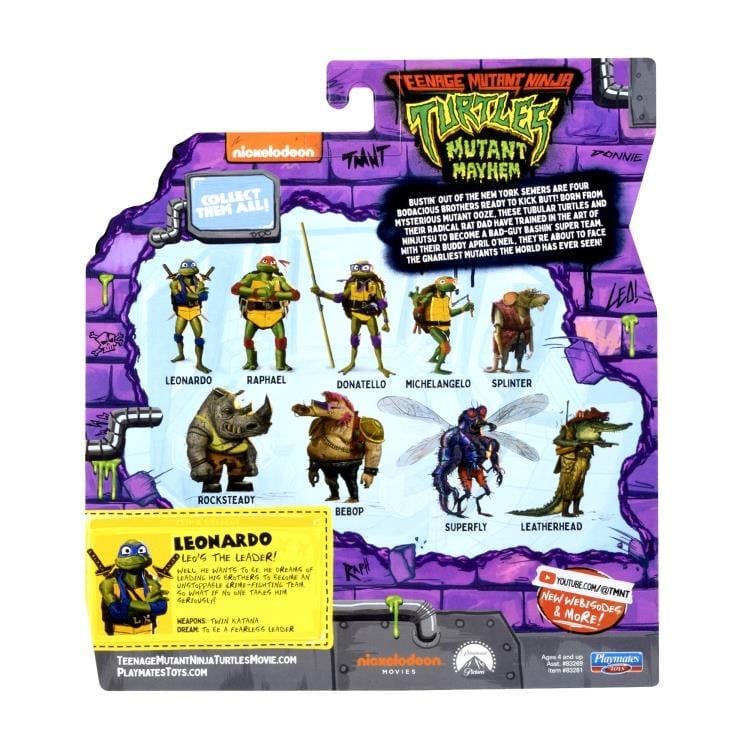 Teenage Mutant Ninja Turtles: Mutant Mayhem Leonardo Figure Gallery Image 8