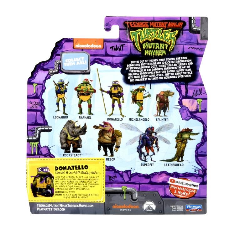 Teenage Mutant Ninja Turtles: Mutant Mayhem Donatello Figure Gallery Image 8