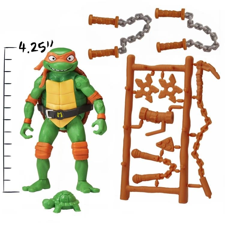 Teenage Mutant Ninja Turtles: Mutant Mayhem Michelangelo Figure Gallery Image 5