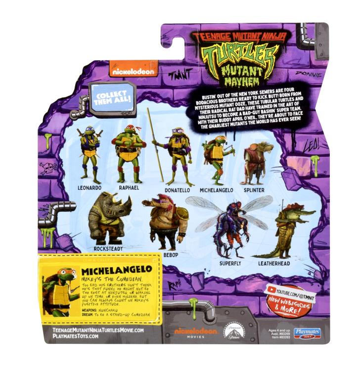 Teenage Mutant Ninja Turtles: Mutant Mayhem Michelangelo Figure Gallery Image 8