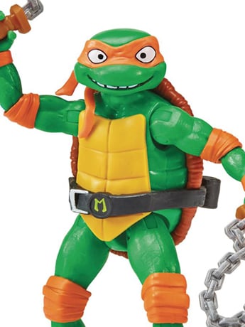 Teenage Mutant Ninja Turtles: Mutant Mayhem Michelangelo Figure Gallery Image 2