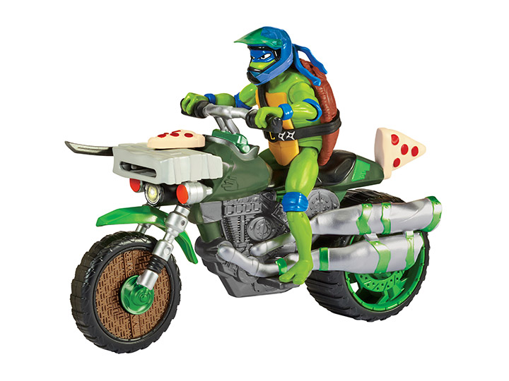 Teenage Mutant Ninja Turtles: Mutant Mayhem Leonardo Kick Cycle Set Gallery Image 1