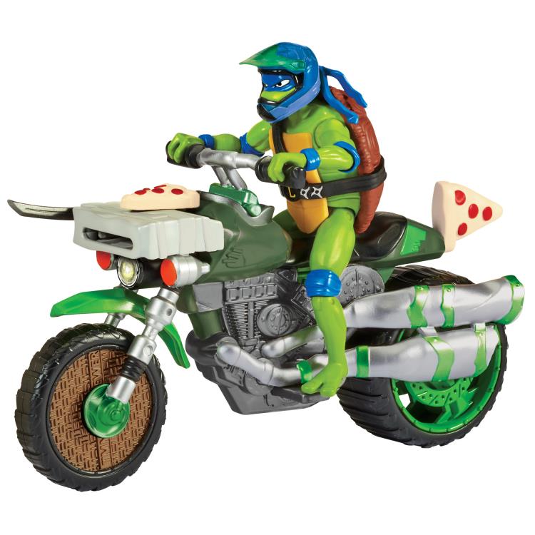 Teenage Mutant Ninja Turtles: Mutant Mayhem Leonardo Kick Cycle Set Gallery Image 3