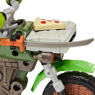 Teenage Mutant Ninja Turtles: Mutant Mayhem Leonardo Kick Cycle Set Gallery Image 7