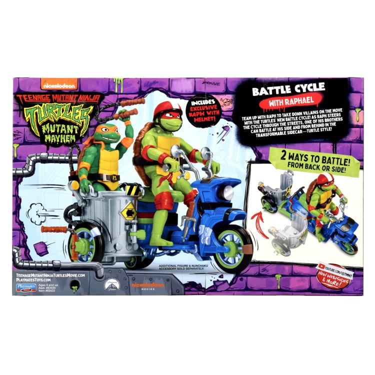 Teenage Mutant Ninja Turtles: Mutant Mayhem Raphael Battle Cycle Set Gallery Image 11