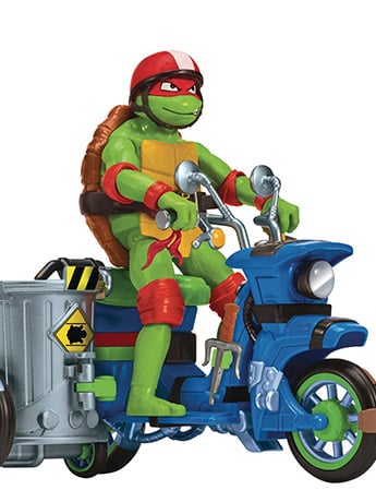 Teenage Mutant Ninja Turtles: Mutant Mayhem Raphael Battle Cycle Set Gallery Image 2