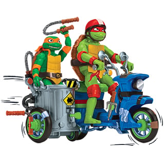 Teenage Mutant Ninja Turtles: Mutant Mayhem Raphael Battle Cycle Set Gallery Image 4