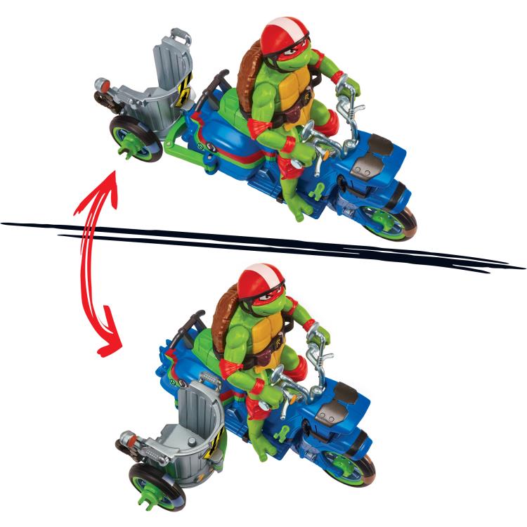 Teenage Mutant Ninja Turtles: Mutant Mayhem Raphael Battle Cycle Set Gallery Image 5