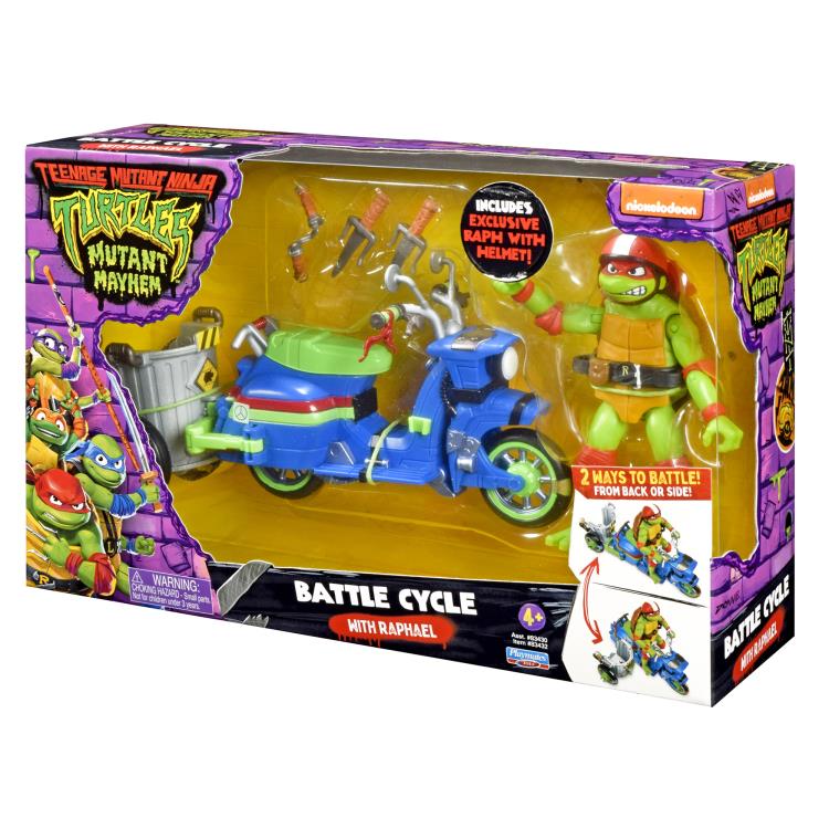 Teenage Mutant Ninja Turtles: Mutant Mayhem Raphael Battle Cycle Set Gallery Image 10