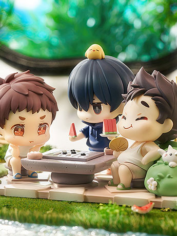 Time Raiders Wu Xie & Zhang Qiling & Wang Pagnzi (Yucun Shiqu Ver.) Figure Diorama Gallery Image 2