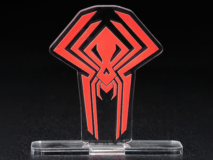 Spider-Man: Across the Spider-Verse Mark Spider-Man 2099 Acrylic Logo Display EX Exclusive Gallery Image 1