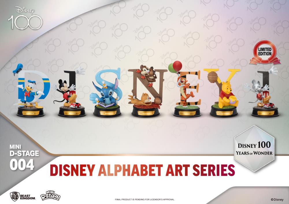 Disney 100 Years of Wonder Mini D-Stage MDS-004 Disney Alphabet