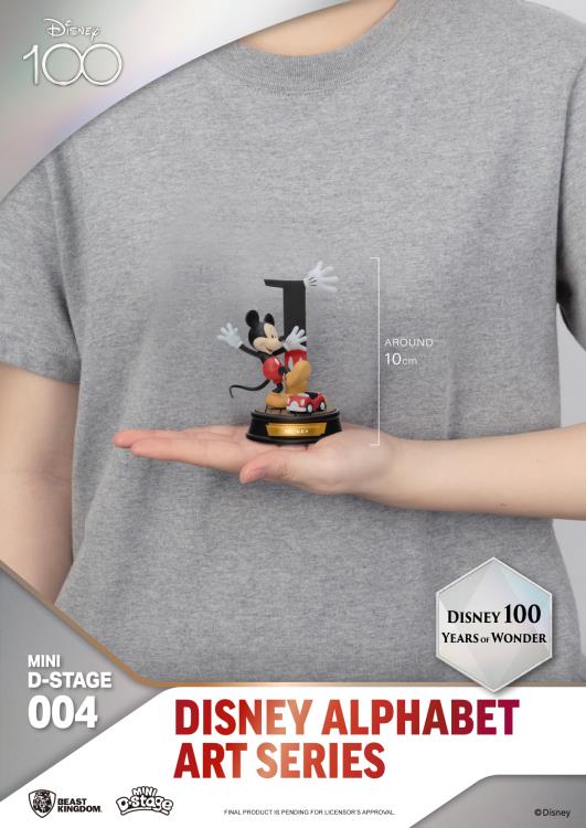 Disney 100 Years of Wonder Mini D-Stage MDS-004 Disney Alphabet Art Letters Box of 6 Random Figurines Gallery Image 15