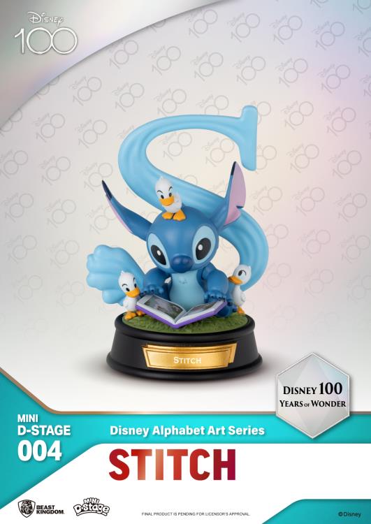 Disney 100 Years of Wonder Mini D-Stage MDS-004 Disney Alphabet Art Letters Box of 6 Random Figurines Gallery Image 7