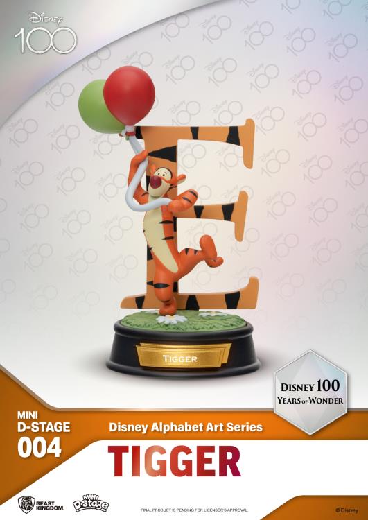 Disney 100 Years of Wonder Mini D-Stage MDS-004 Disney Alphabet Art Letters Box of 6 Random Figurines Gallery Image 11