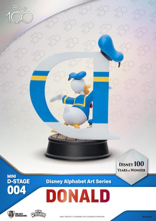 Disney 100 Years of Wonder Mini D-Stage MDS-004 Disney Alphabet Art Letters Box of 6 Random Figurines Gallery Image 4