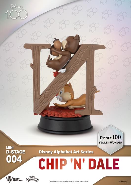 Disney 100 Years of Wonder Mini D-Stage MDS-004 Disney Alphabet Art Letters Box of 6 Random Figurines Gallery Image 10