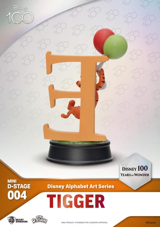 Disney 100 Years of Wonder Mini D-Stage MDS-004 Disney Alphabet Art Letters Box of 6 Random Figurines Gallery Image 12