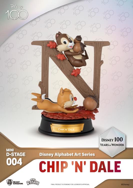 Disney 100 Years of Wonder Mini D-Stage MDS-004 Disney Alphabet Art Letters Box of 6 Random Figurines Gallery Image 9