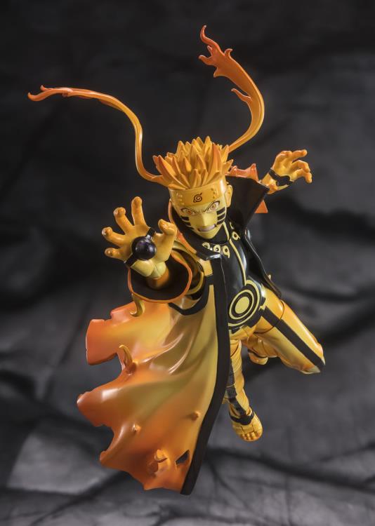 Naruto: Shippuden S.H.Figuarts Naruto Uzumaki (Kurama Link Mode Ver.) (Courageous Strength That Binds) Exclusive Action Figure Gallery Image 8