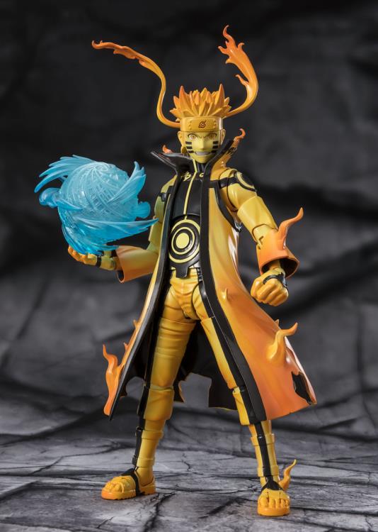 Naruto: Shippuden S.H.Figuarts Naruto Uzumaki (Kurama Link Mode Ver.) (Courageous Strength That Binds) Exclusive Action Figure Gallery Image 3
