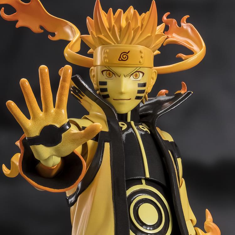 Naruto: Shippuden S.H.Figuarts Naruto Uzumaki (Kurama Link Mode Ver.) (Courageous Strength That Binds) Exclusive Action Figure Gallery Image 9