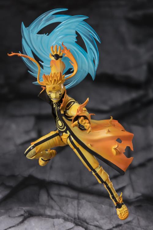 Naruto: Shippuden S.H.Figuarts Naruto Uzumaki (Kurama Link Mode Ver.) (Courageous Strength That Binds) Exclusive Action Figure Gallery Image 4