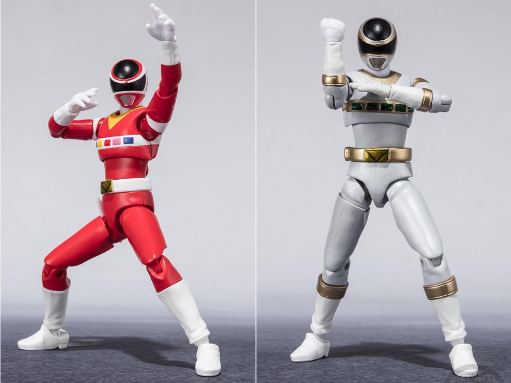 Denji Sentai Megaranger Shodo Super Boxed Set of 6 Exclusive Figures Gallery Image 3