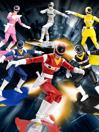 Denji Sentai Megaranger Shodo Super Boxed Set of 6 Exclusive Figures Gallery Image 2