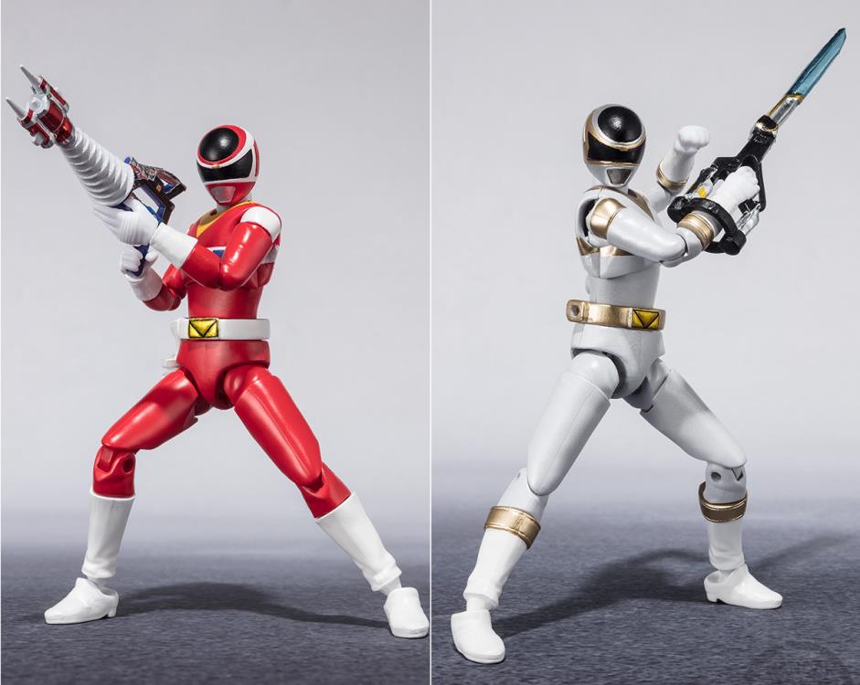 Denji Sentai Megaranger Shodo Super Boxed Set of 6 Exclusive Figures Gallery Image 6