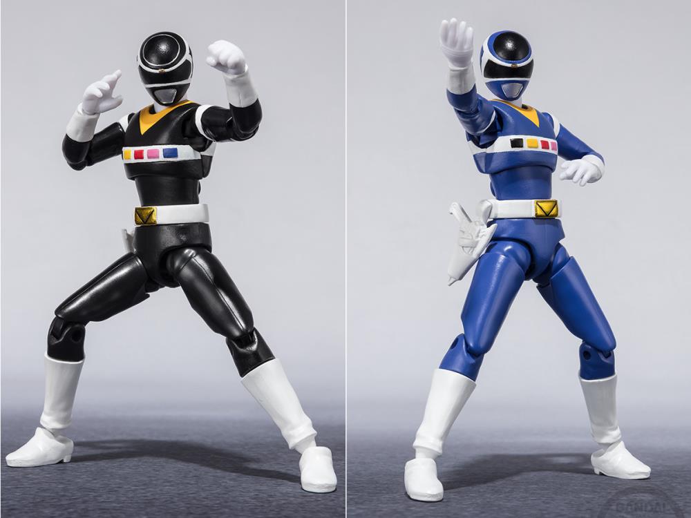 Denji Sentai Megaranger Shodo Super Boxed Set of 6 Exclusive Figures Gallery Image 4