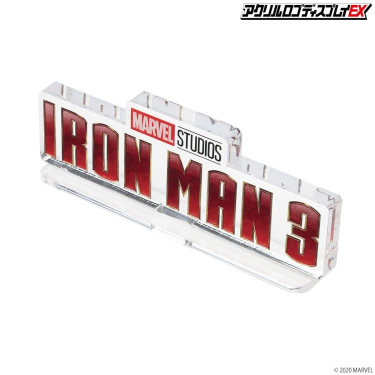 Iron Man 3 Acrylic Logo (Clear) Display EX Exclusive Gallery Image 3