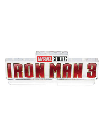 Iron Man 3 Acrylic Logo (Clear) Display EX Exclusive Gallery Image 2