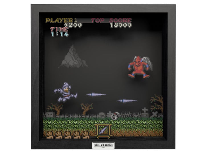 Ghosts 'n Goblins The Red Arremer Pixel Frame (9x9) Gallery Image 1