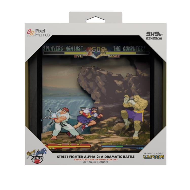 Street Fighter Alpha 2 A Dramatic Battle Pixel Frame (9x9) Gallery Image 5