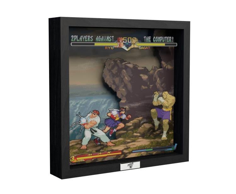 Street Fighter Alpha 2 A Dramatic Battle Pixel Frame (9x9) Gallery Image 3