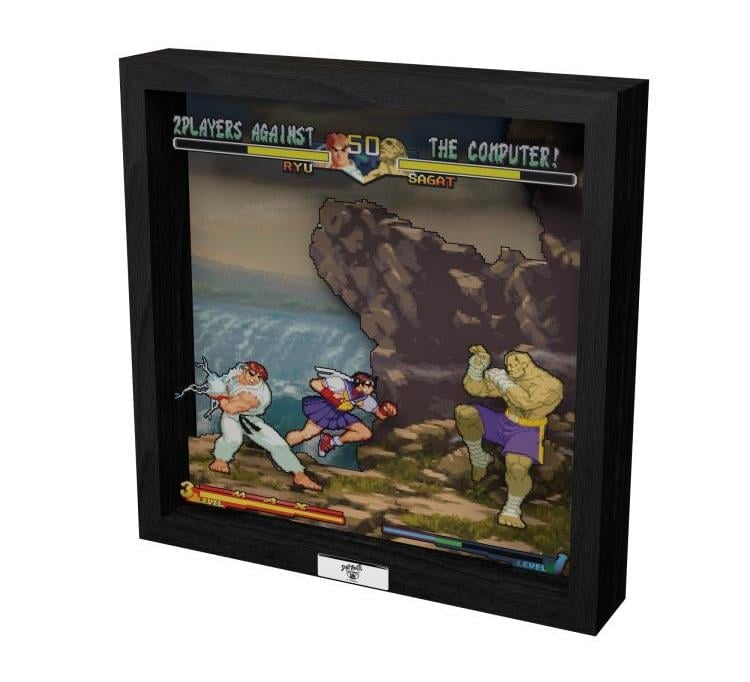 Street Fighter Alpha 2 A Dramatic Battle Pixel Frame (9x9) Gallery Image 4